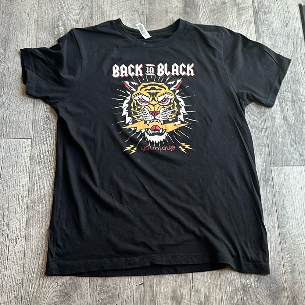 Back in black AC/DC shirt